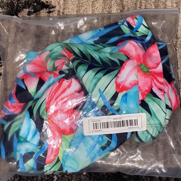 NEW - Men’s Quickdry Drawstring Lightweight Swim Board-shorts (Multicolor Large) - Picture 2 of 8